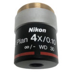 Nikon MRP70040 4x/0.10 E Plan Achromat Microscope Objective Alt