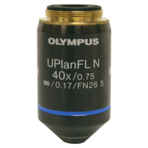 Olympus UPlanFL 40x Ph2 Phase Contrast Microscope Objective