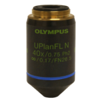 Olympus UPlanFL 40x Ph2 Phase Contrast Microscope Objective Green